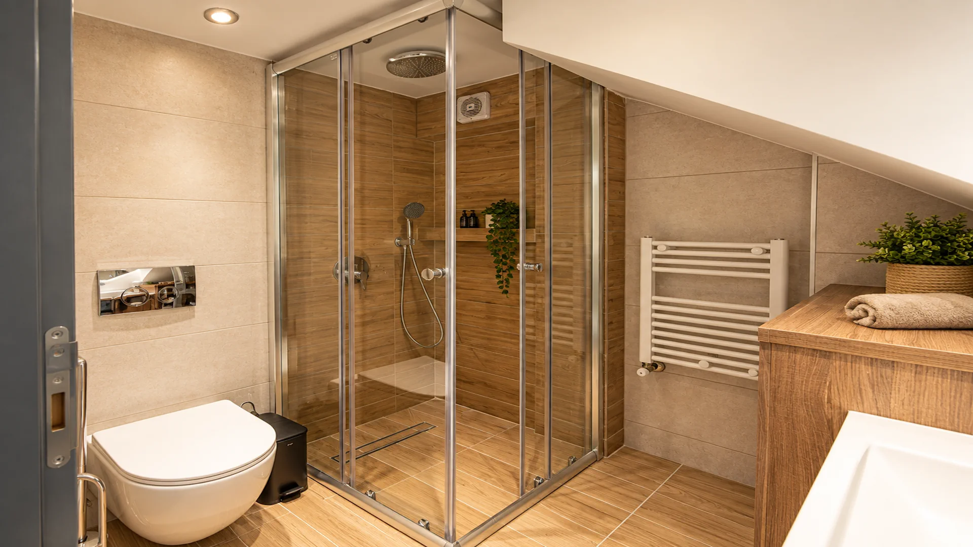 Industrial Loft bathroom